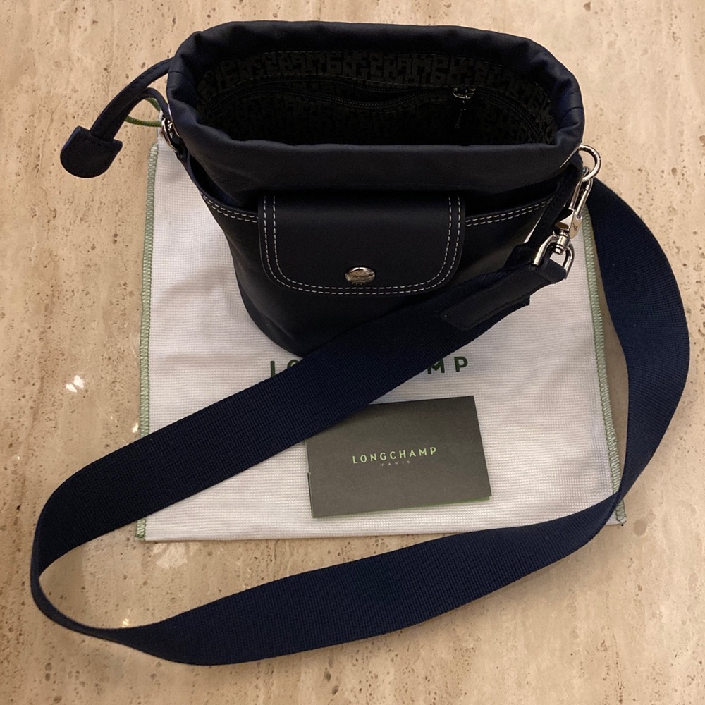 Longchamp Le Pliage Xtra Worker Extra Small Bucket Bag | Navy